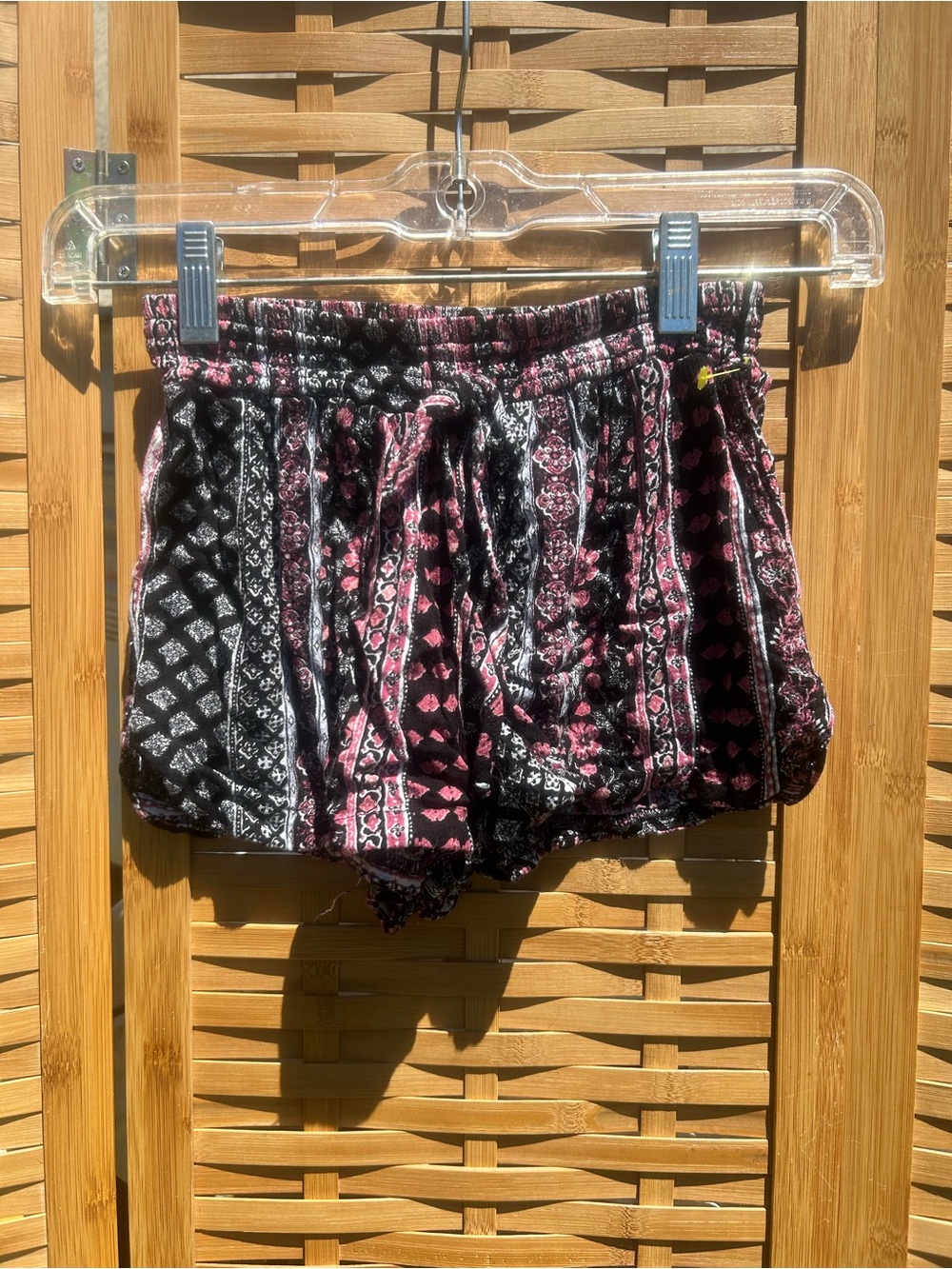 🔥3/$8- Joe B Black and Pink Patterned Girls' Shorts